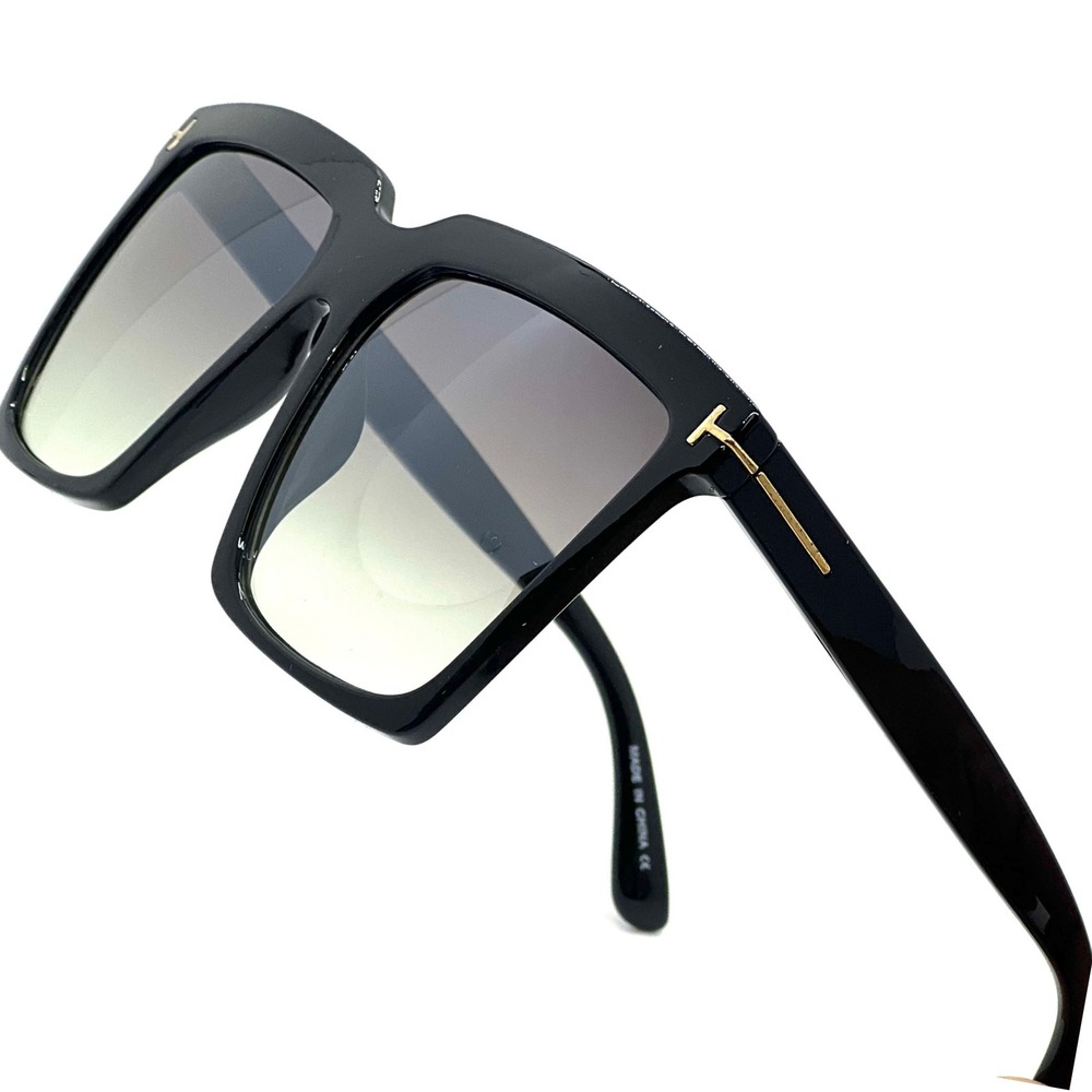 Oversized Square Sunglasses Women Fashion Designer Shades Betty‎ Style Gafas New